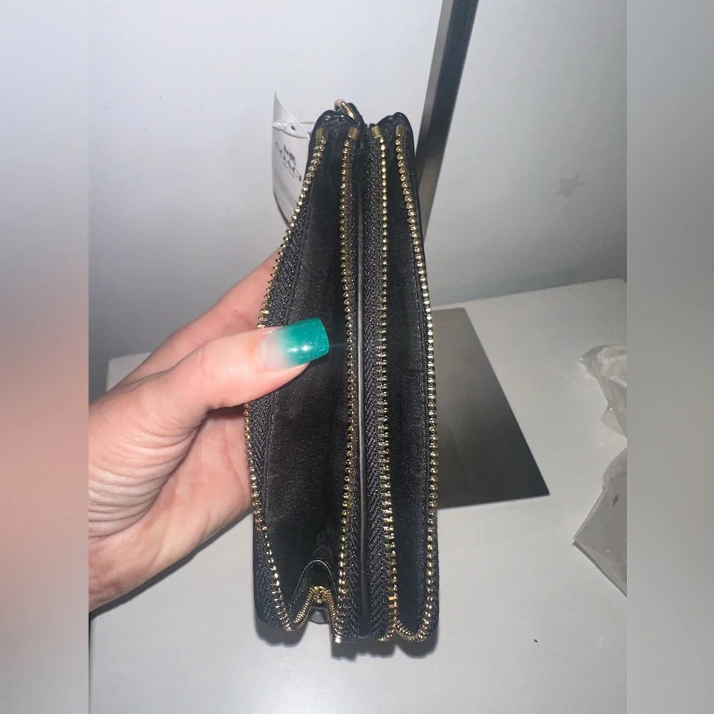 Coach Black and Brown Wristlet - Picture 5 of 6